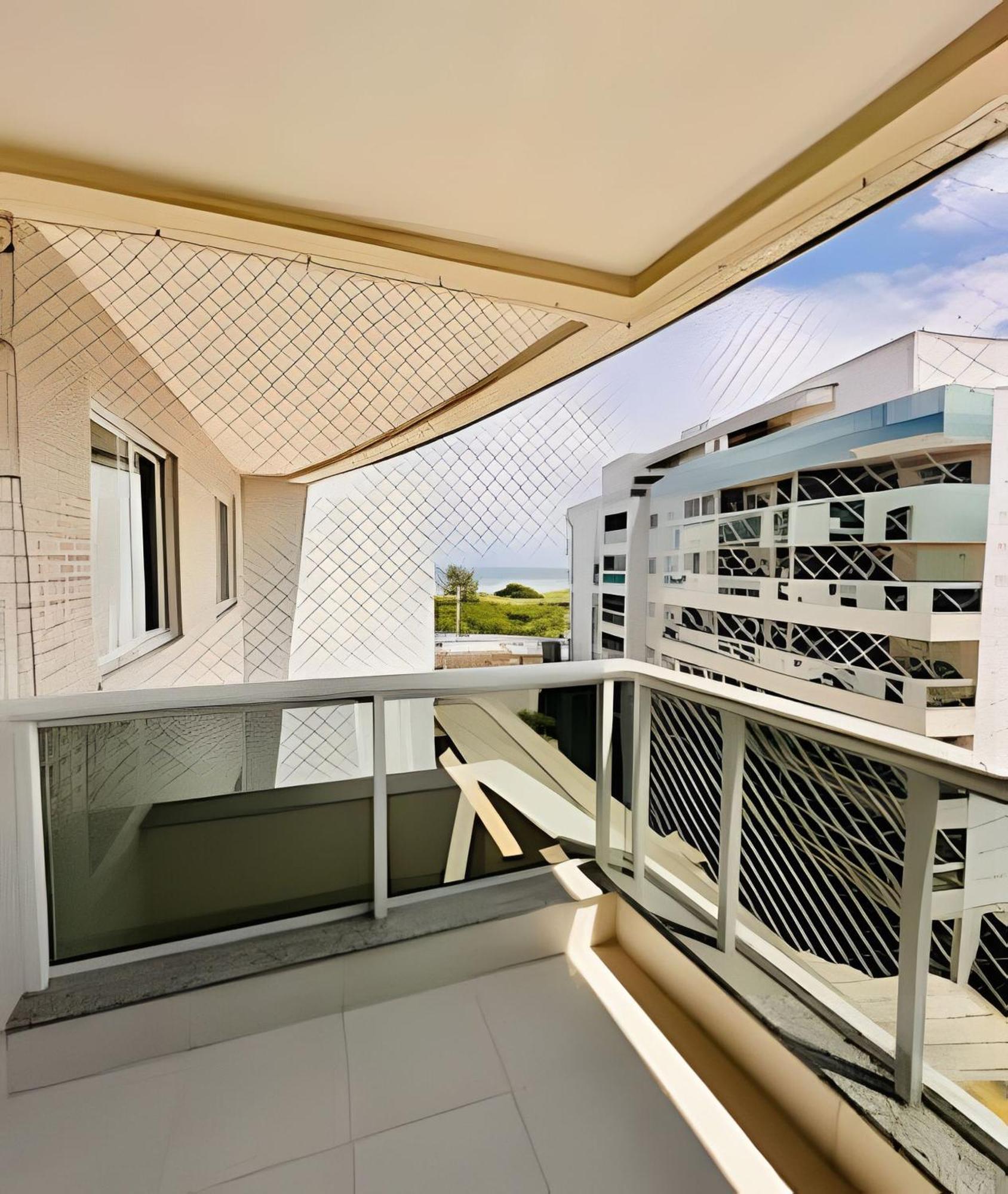 Apto 1Qto Vista Mar, 50M Praia Grande/Arraial Cabo 아라이알도카보 외부 사진